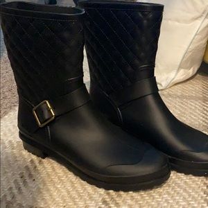 Black Capelli NY black rain boots